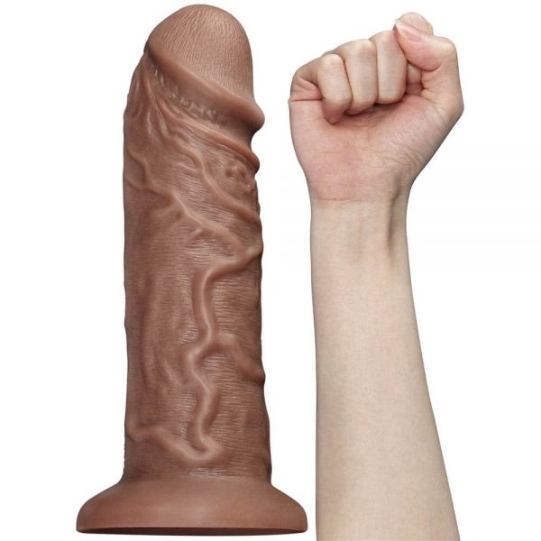 10.5'' Realistic Chubby Dildo Brown #9 | ViPstore.hu - Erotika webáruház