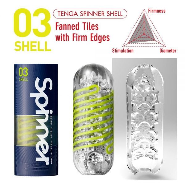 TENGA SPINNER 03 SHELL ViPstore.hu - Erotika Webáruház - Szexshop 3