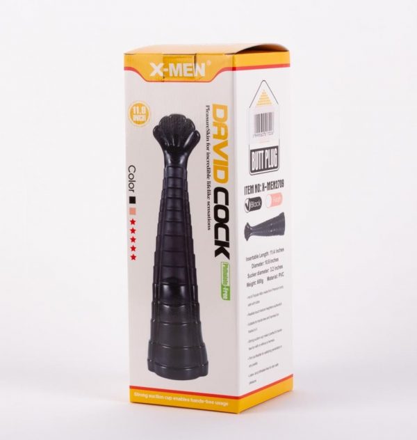 X-MEN David's 11.9" Cock Black II ViPstore.hu - Erotika Webáruház - Szexshop 2