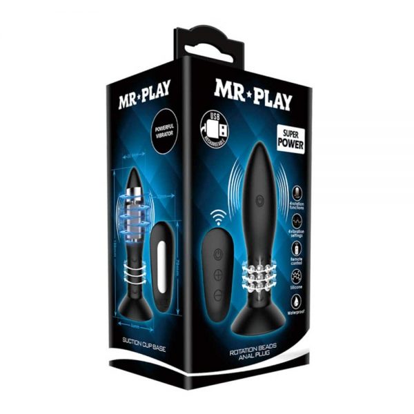 Mr. Play Rotation Beads Anal Plug ViPstore.hu - Erotika Webáruház - Szexshop