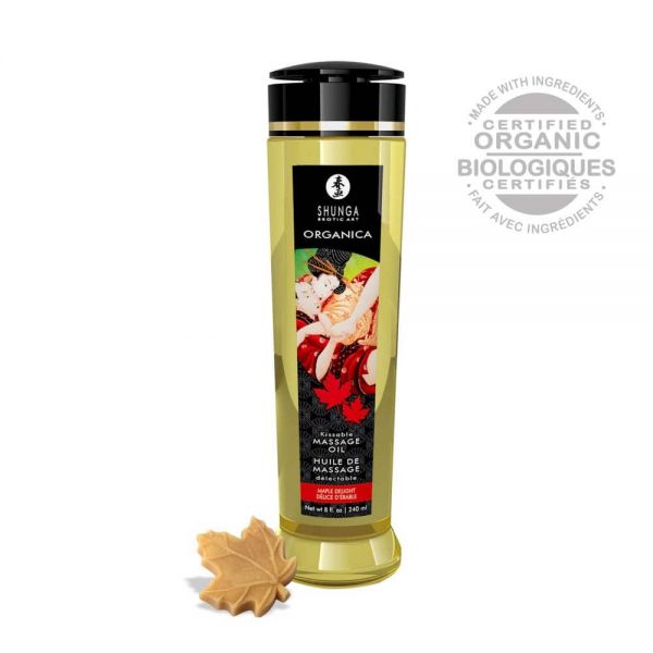 MASSAGE OIL ORGANICA 240 ml / 8 oz MAPLE DELIGHT ViPstore.hu - Erotika Webáruház - Szexshop 2