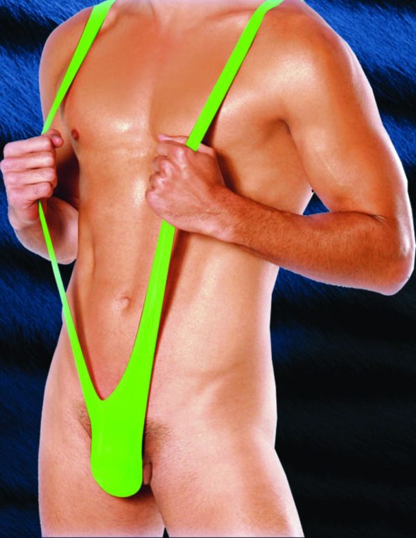 BLUE LINE Mankini Neon grün O/S #1 | ViPstore.hu - Erotika webáruház