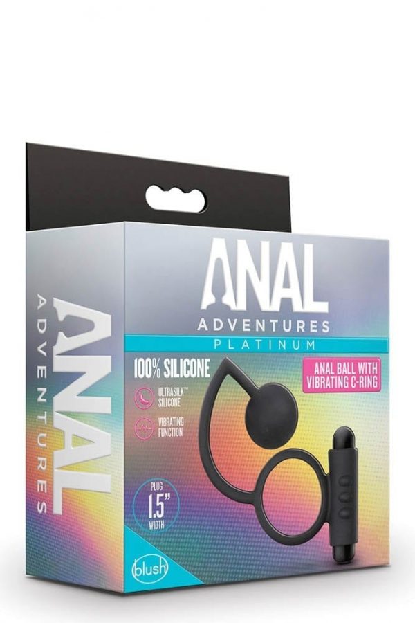 ANAL ADVENTURES ANAL BALL WITH C-RING ViPstore.hu - Erotika Webáruház - Szexshop