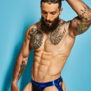 C4M-Desire Jockstrap-BlueLeatherette-M #1 | ViPstore.hu - Erotika webáruház