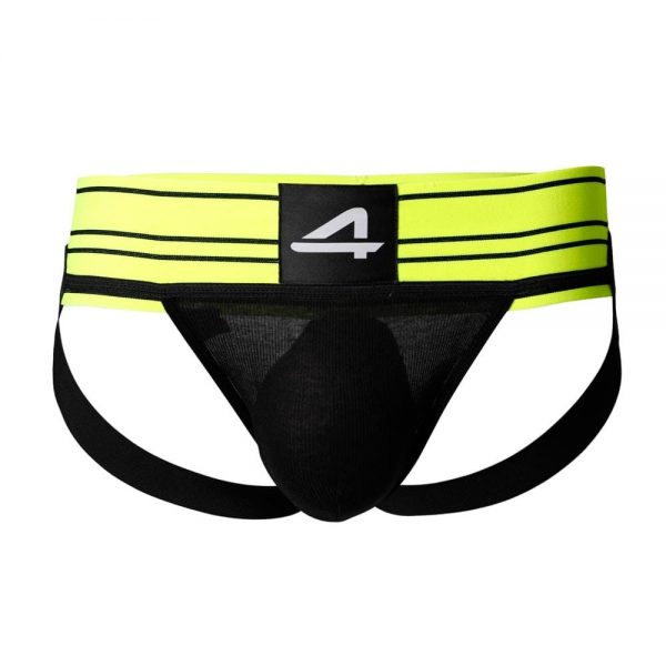 C4M - Rugby Jockstrap-NeonLime-M #4 | ViPstore.hu - Erotika webáruház