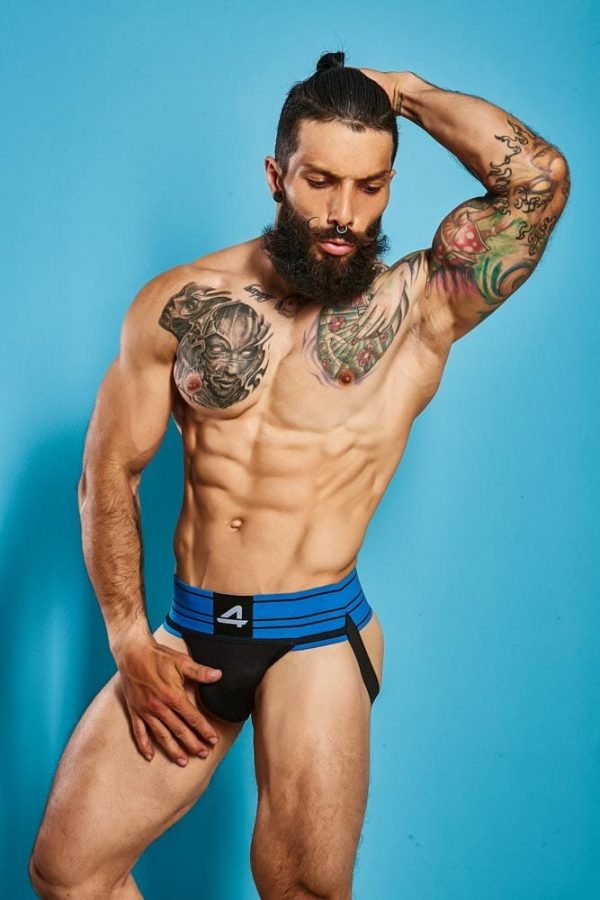 C4M - Rugby Jockstrap-ElectricBlue-M #1 | ViPstore.hu - Erotika webáruház