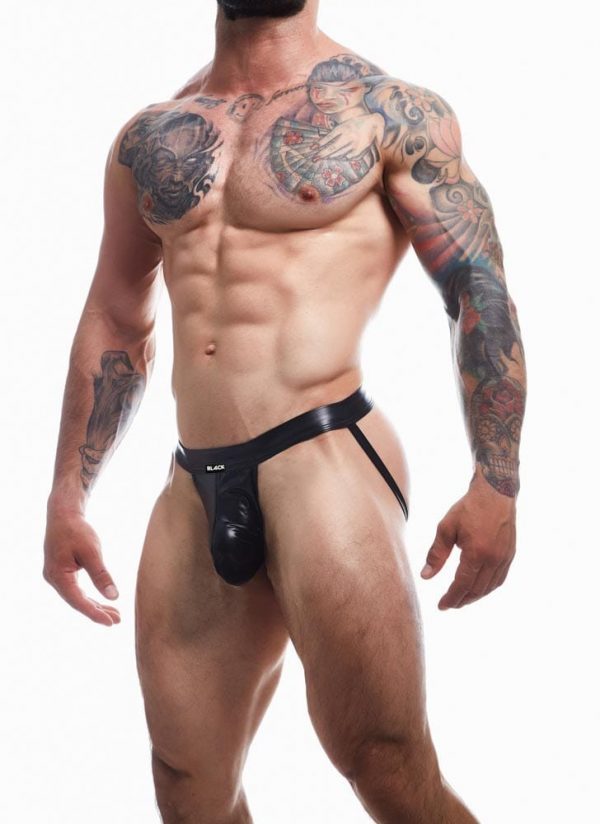 BL4CK by C4M- Ergonomic Black Jockstrap M #2 | ViPstore.hu - Erotika webáruház