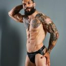 C4M-Desire Jockstrap-BlackLeatherette-M #1 | ViPstore.hu - Erotika webáruház