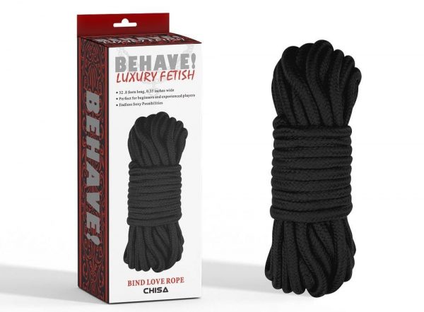 Bind Love Rope Black ViPstore.hu - Erotika Webáruház - Szexshop