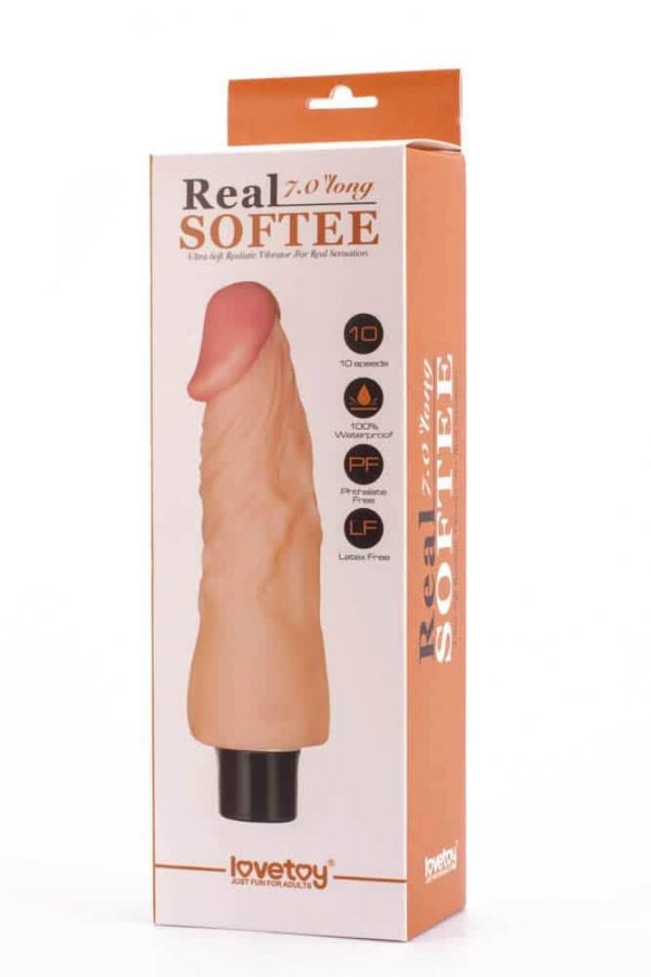 7" Real Softee Vibrating Dildo  1 ViPstore.hu - Erotika Webáruház - Szexshop 2