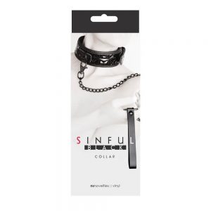 Sinful Collar Black ViPstore.hu - Erotika Webáruház - Szexshop