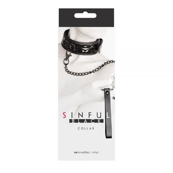 Sinful Collar Black ViPstore.hu - Erotika Webáruház - Szexshop