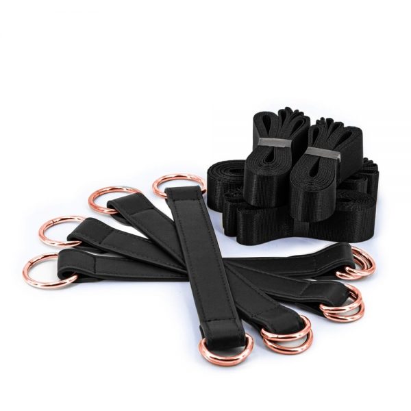 Bondage Couture – Tie Down Straps – Black ViPstore.hu - Erotika Webáruház - Szexshop 2