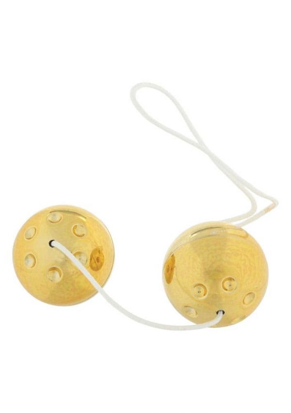 Plastic Balls Gold ViPstore.hu - Erotika Webáruház - Szexshop