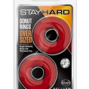 STAY HARD DONUT RINGS OVERSIZED RED #1 | ViPstore.hu - Erotika webáruház