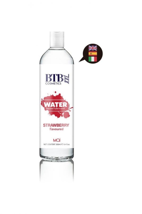 BTB WATER BASED FLAVORED STRAWBERRY LUBRICANT 250ML ViPstore.hu - Erotika Webáruház - Szexshop 4
