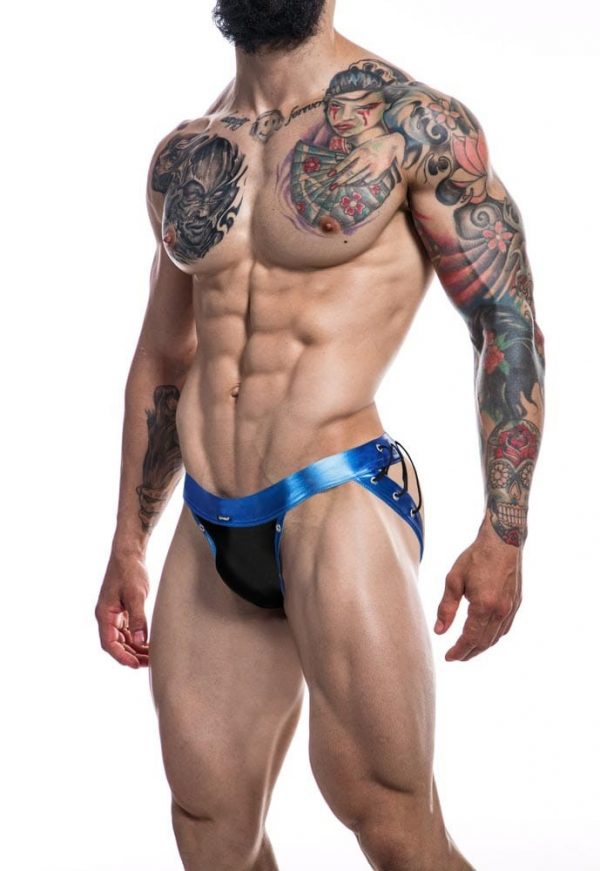 C4M-Desire Jockstrap-BlueLeatherette-XL ViPstore.hu - Erotika Webáruház - Szexshop 2