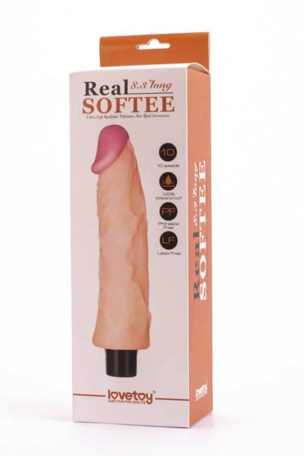 8.3" Real Softee Vibrating Dildo  3 #2 | ViPstore.hu - Erotika webáruház