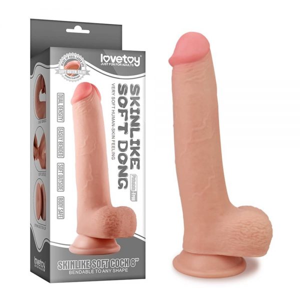 8" Skinlike Soft Dong ViPstore.hu - Erotika Webáruház - Szexshop
