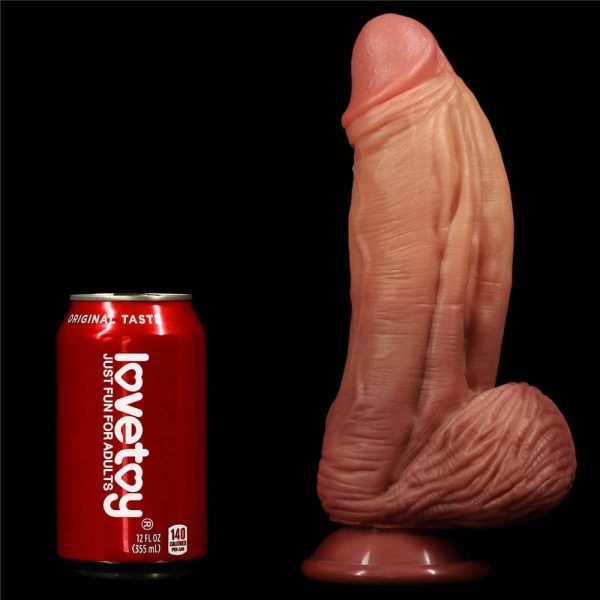 10" Dual-layered Silicone Nature Cock Brown ViPstore.hu - Erotika Webáruház - Szexshop 5