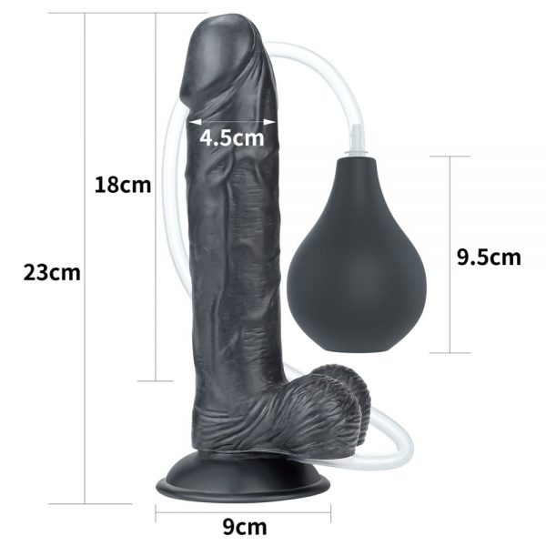 9'' Squirt Extreme Dildo - Black #3 | ViPstore.hu - Erotika webáruház