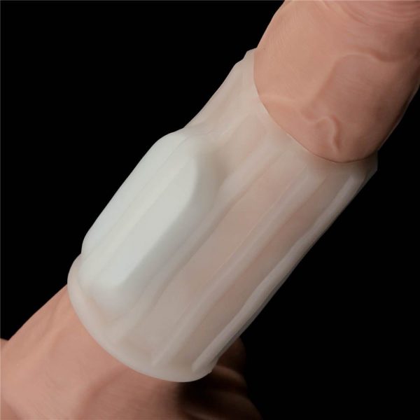 Vibrating Spiral Knights Ring (White) III ViPstore.hu - Erotika Webáruház - Szexshop 4