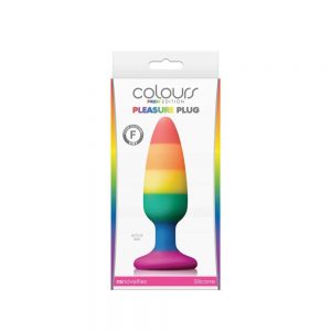 Colours – Pride Edition – Pleasure Plug – Medium -Rainbow ViPstore.hu - Erotika Webáruház - Szexshop