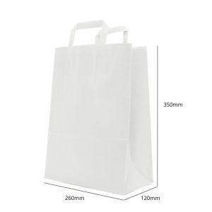 Paper Bag (White) - 260x350x120 mm #1 | ViPstore.hu - Erotika webáruház