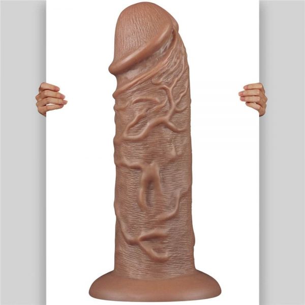 10.5'' Realistic Chubby Dildo Brown #2 | ViPstore.hu - Erotika webáruház