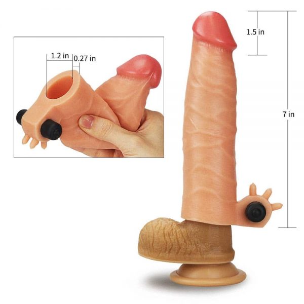 Add 1.5" Vibrating Silicone Extender #2 | ViPstore.hu - Erotika webáruház