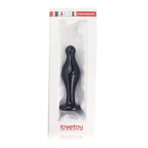 4.5" Glass Romance Anal Plug Black ViPstore.hu - Erotika Webáruház - Szexshop