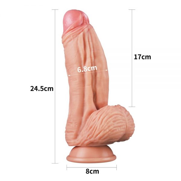 10" Dual-Layered Silicone Cock #5 | ViPstore.hu - Erotika webáruház