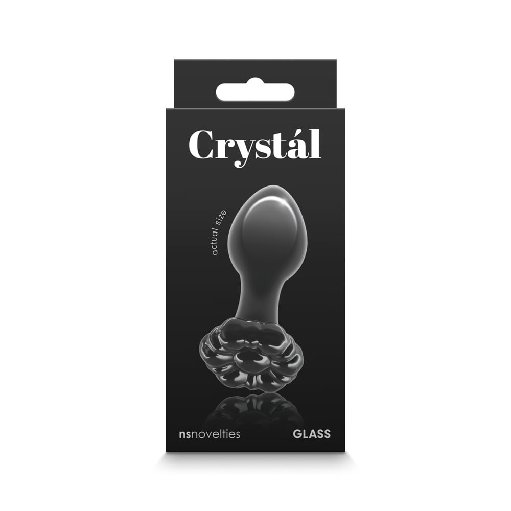 Crystal - Flower - Black #1 | ViPstore.hu - Erotika webáruház