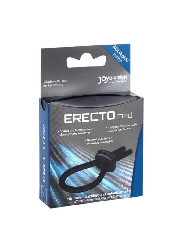 ERECTOmed Ring Black ViPstore.hu - Erotika Webáruház - Szexshop
