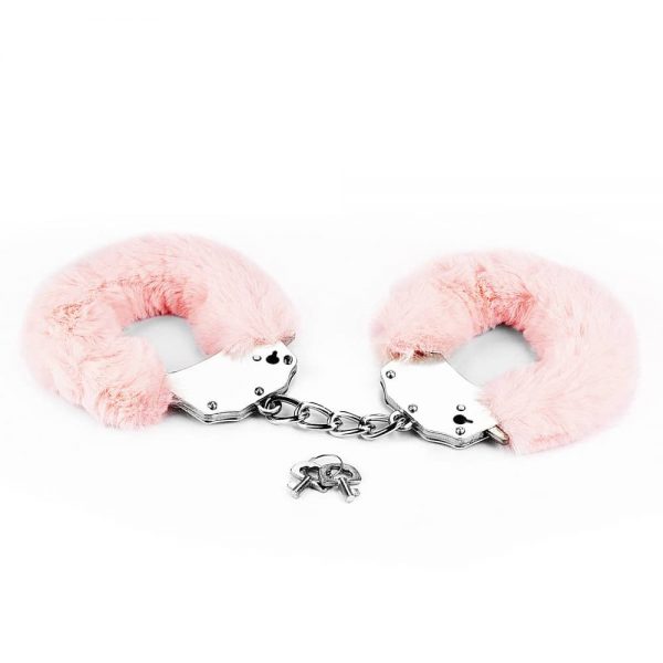Fetish Pleasure Fluffy Hand Cuffs Pink #3 | ViPstore.hu - Erotika webáruház