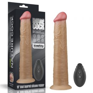 10'' Dual Layered Platinum Silicone Rotator #1 | ViPstore.hu - Erotika webáruház