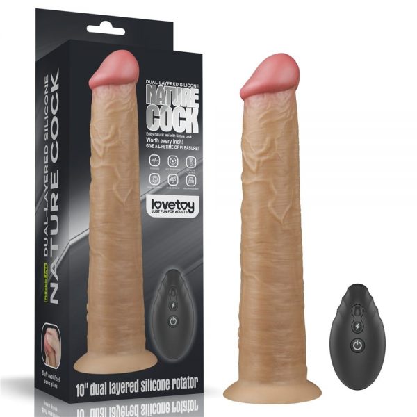 10'' Dual Layered Platinum Silicone Rotator ViPstore.hu - Erotika Webáruház - Szexshop