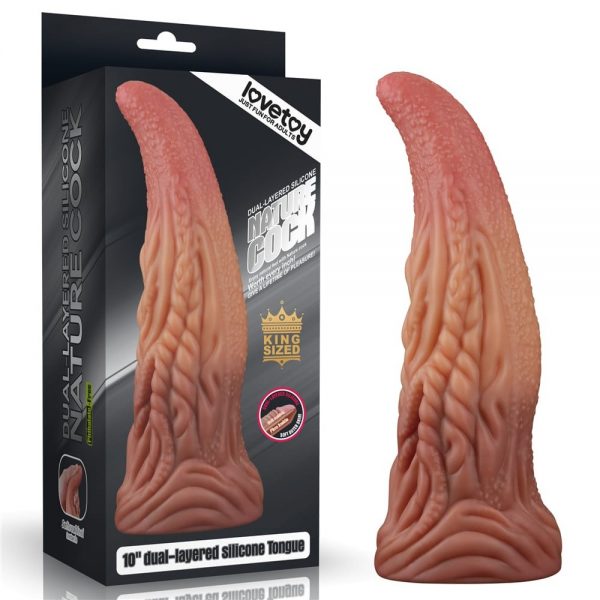 10'' Dual layered Platinum Silicone Tongue ViPstore.hu - Erotika Webáruház - Szexshop
