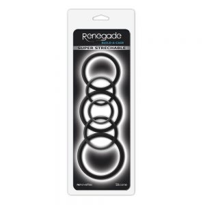 Renegade – Build-A-Cage Rings – Black ViPstore.hu - Erotika Webáruház - Szexshop