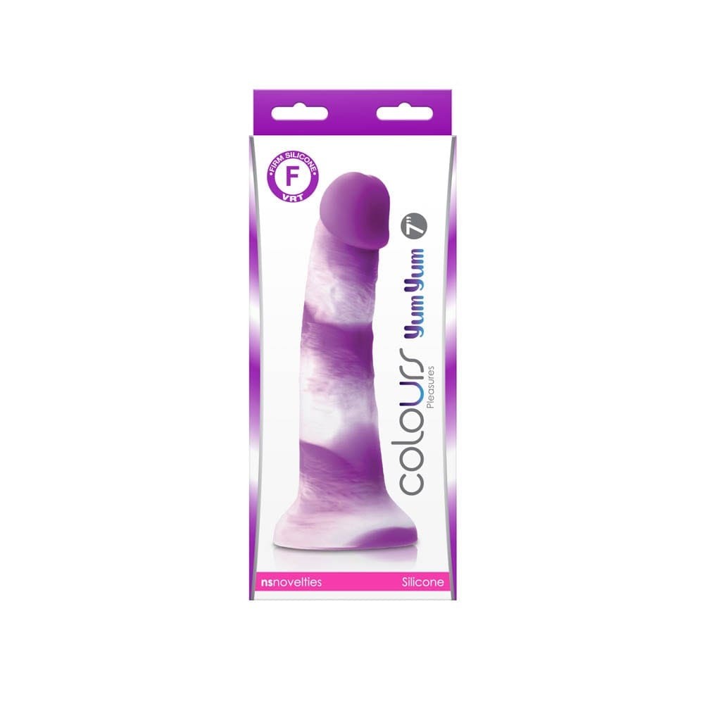 Colours – Pleasures – Yum Yum  7" Dildo – Purple ViPstore.hu - Erotika Webáruház - Szexshop