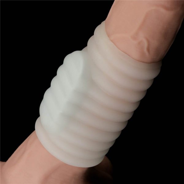Vibrating Spiral Knights Ring (White) IV ViPstore.hu - Erotika Webáruház - Szexshop 3