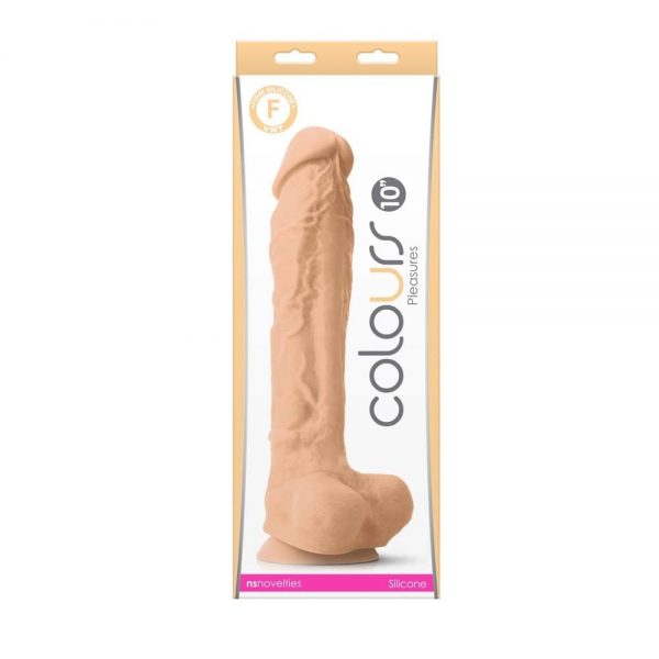 Colours – Pleasures – 10" Dildo – White ViPstore.hu - Erotika Webáruház - Szexshop
