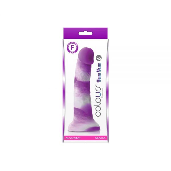 Colours – Pleasures – Yum Yum  6" Dildo – Purple ViPstore.hu - Erotika Webáruház - Szexshop