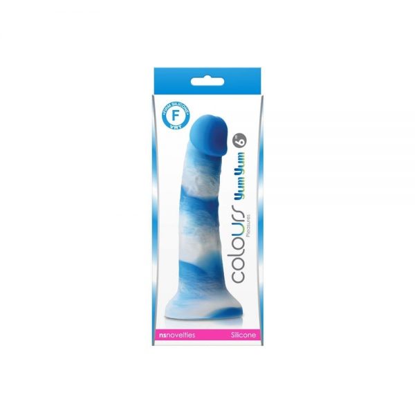 Colours – Pleasures – Yum Yum  6" Dildo – Blue ViPstore.hu - Erotika Webáruház - Szexshop