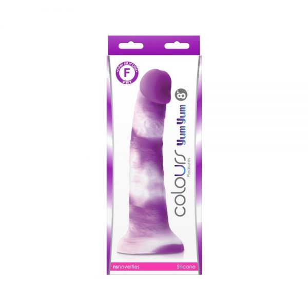 Colours – Pleasures – Yum Yum  8" Dildo – Purple ViPstore.hu - Erotika Webáruház - Szexshop