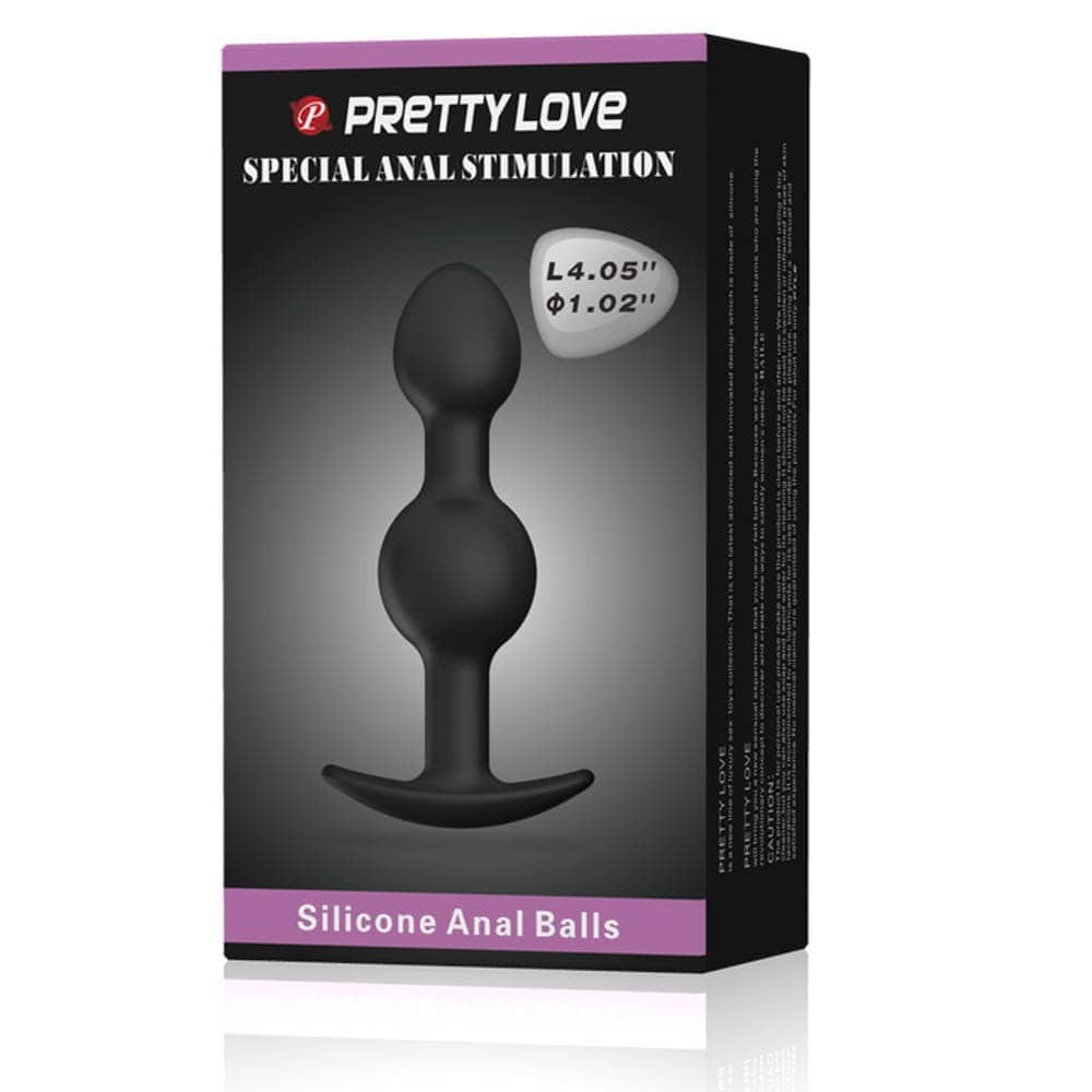 Pretty Love Heavy Balls Silicone Butt Plug 2 #1 | ViPstore.hu - Erotika webáruház