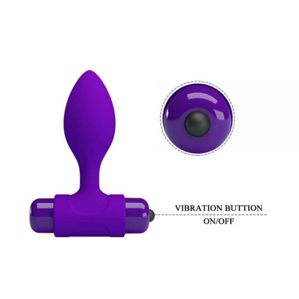 Pretty Love Vibra Butt Plug Purple #7 | ViPstore.hu - Erotika webáruház