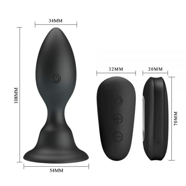 Mr. Play Vibrating Anal Plug with Remote Control #5 | ViPstore.hu - Erotika webáruház