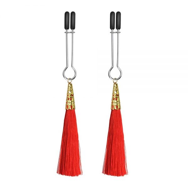 Glamor Tassel Nipple Clamp Red ViPstore.hu - Erotika Webáruház - Szexshop 2