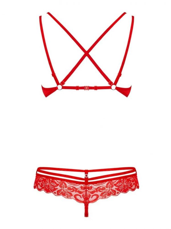 860-SET-3 2 pcs set red  S/M ViPstore.hu - Erotika Webáruház - Szexshop 4